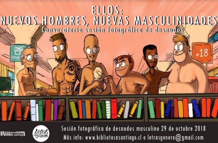 Biblioteca de Santiago convoca a hombres para proyecto fotográfico de desnudos y género | Libros y Bibliotecas