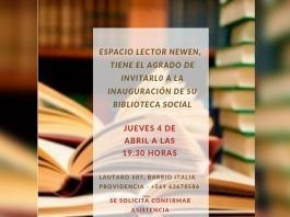 Inauguran nuevo Espacio Lector «NEWEN» en Providencia | Libros y Bibliotecas