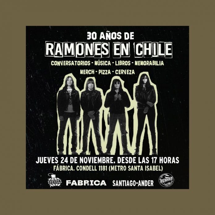 The Ramones en Chile 30 años. Stgo Ander LyB
