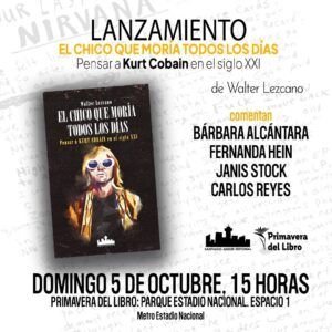 Afiche lanzamiento Kurt Cobain
